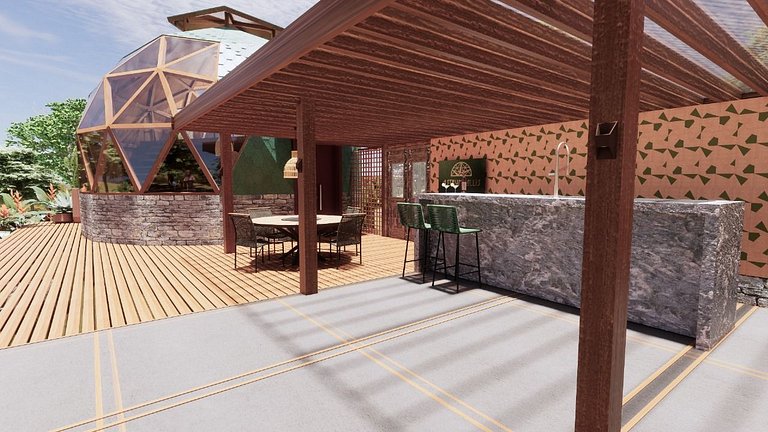 Domo Geodesico de Luxo Astrum Vallis