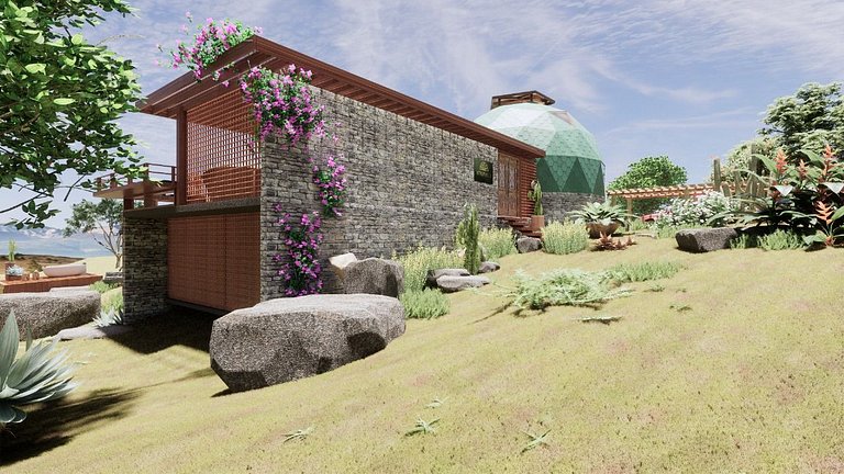 Domo Geodesico de Luxo Astrum Vallis