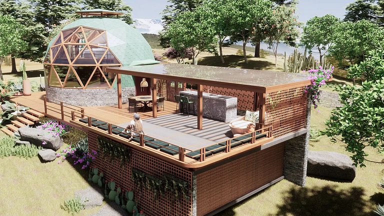 Domo Geodesico de Luxo Astrum Vallis