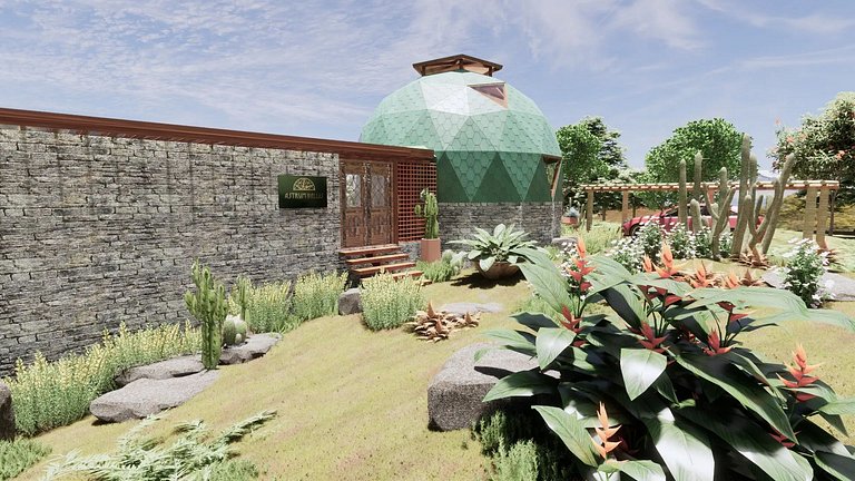 Domo Geodesico de Luxo Astrum Vallis