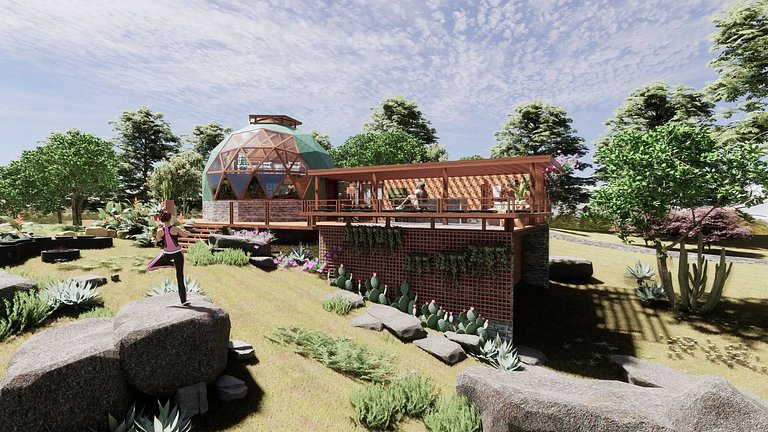 Domo Geodesico de Luxo Astrum Vallis